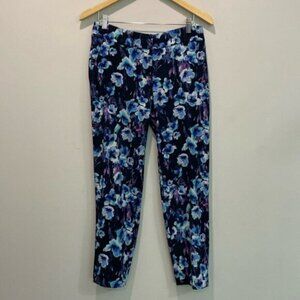 Ann Taylor Floral Straight Leg Pants